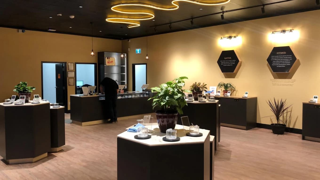 Hive Cannabis Quesnel store interior